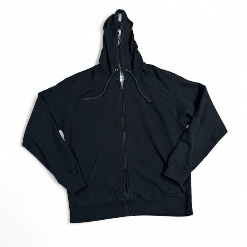 Men’s hooded Champion jacket sz L